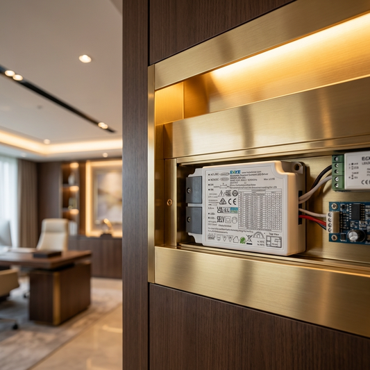 Driver LED Dimmable DALI/PUSH BOKE 42W | Alimentation Dalle LED — vue 2 | SunshinePanel