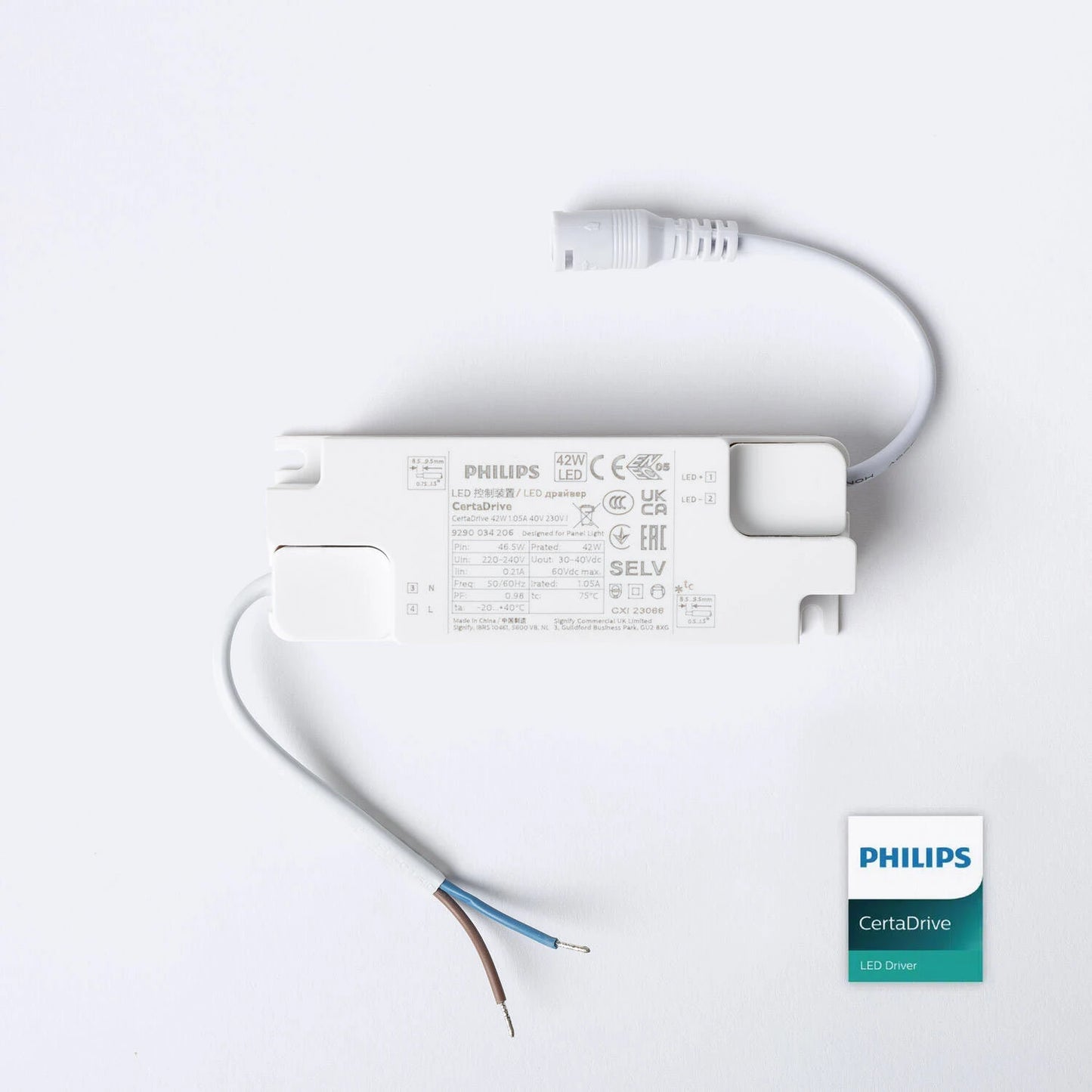 Dalle LED 60x60 cm, 40W, 4000K Blanc Neutre, Driver PHILIPS Certadrive | SunshinePanel