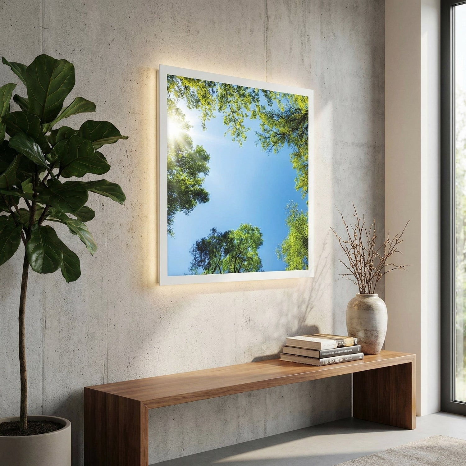 Collection dalles LED dalles led pour salles d'attente pour plafond décoratif - SunshinePanel