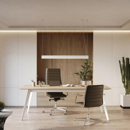 Suspension LED LINEA 120 – 42 W CCT, éclairage double face | SunshinePanel