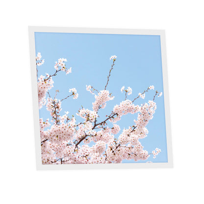 Dalle LED 60x60cm - Puits de Lumière - Éclairage en Trompe-l'œil - "Fleurs de Ciel"