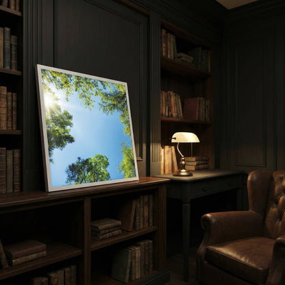 SunshinePanel Dalle LED D�corative Myst�re Forestier 60�60 cm - Imprim�e en France, dimensions et gabarit
