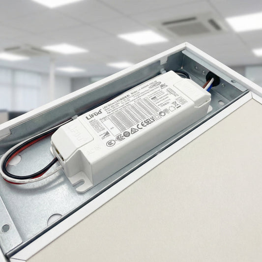 Driver LED Dimmable LIFUD 40W DALI/PUSH - vue principale plafond - SunshinePanel