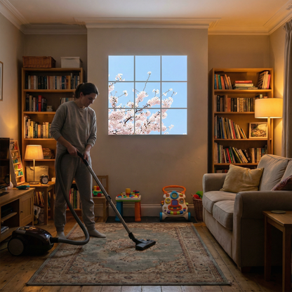 Pack 9 Dalles LED 60x60cm - Verrière Intégrale - Éclairage en Trompe-l'œil - "Fleurs de Ciel"