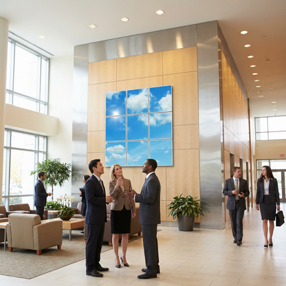 Pack 9 Dalles LED 60x60cm - Verrière Intégrale - Éclairage en Trompe-l'œil - "Ciel Lumineux"