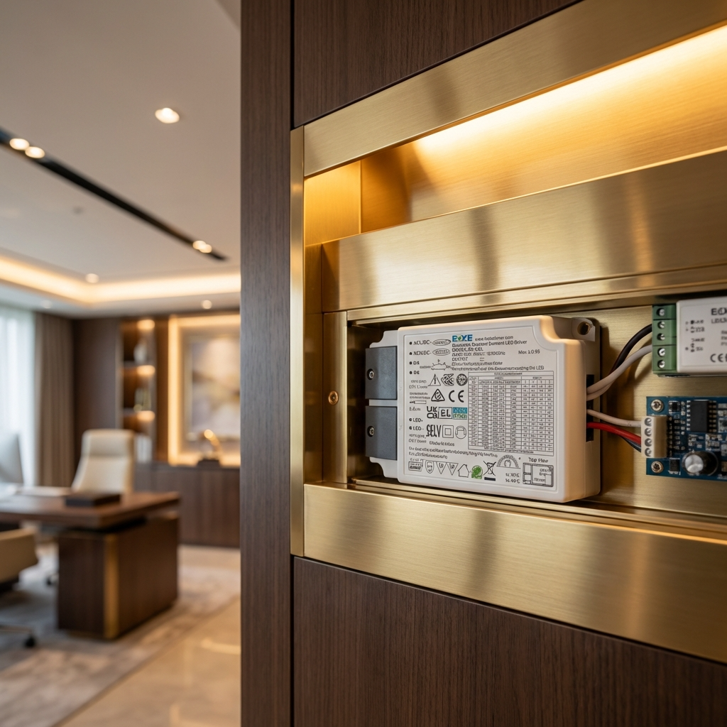 Driver LED Dimmable DALI/PUSH BOKE 42W | Alimentation Dalle LED — vue 2 | SunshinePanel