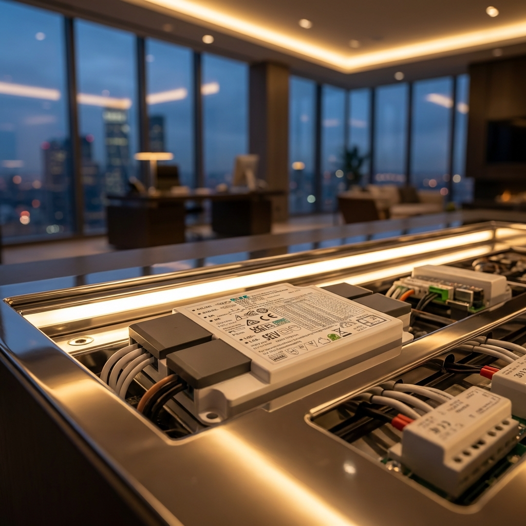 Driver LED Dimmable DALI/PUSH BOKE 42W | Alimentation Dalle LED — vue 6 | SunshinePanel