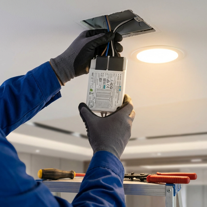 Driver LED Dimmable DALI/PUSH BOKE 42W | Alimentation Dalle LED — vue 8 | SunshinePanel