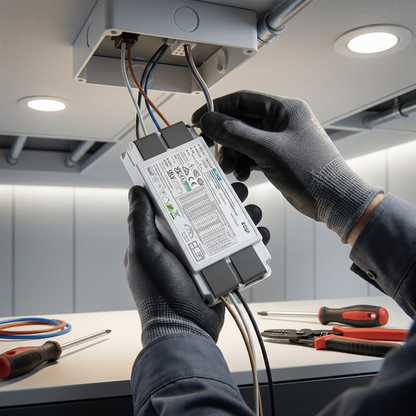 Driver LED Dimmable DALI/PUSH BOKE 42W | Alimentation Dalle LED — vue 9 | SunshinePanel