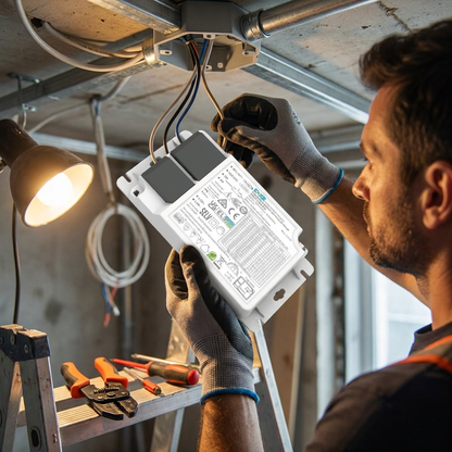 Driver LED Dimmable DALI/PUSH BOKE 42W | Alimentation Dalle LED — vue 4 | SunshinePanel