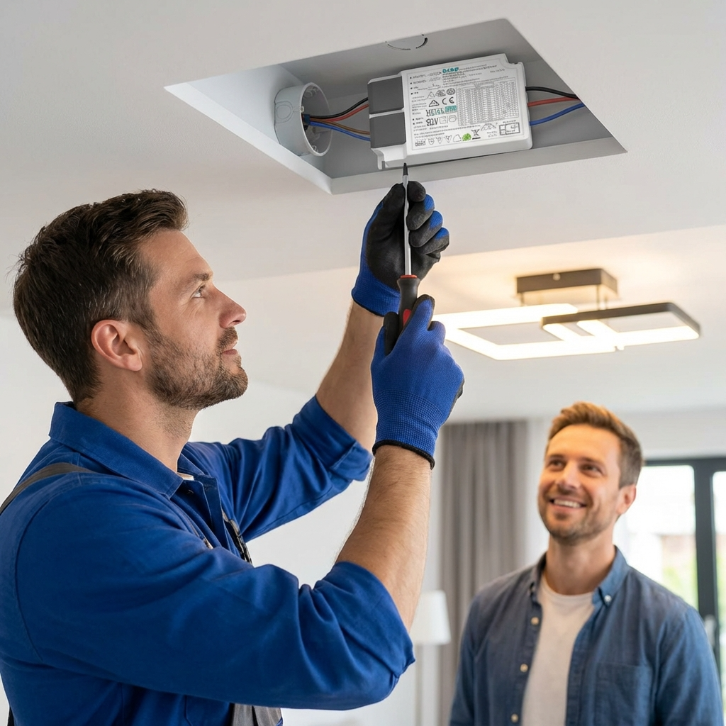 Driver LED Dimmable DALI/PUSH BOKE 42W | Alimentation Dalle LED — vue 5 | SunshinePanel