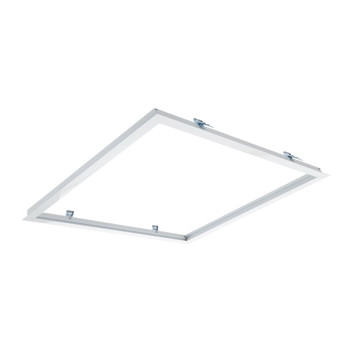 SunshinePanel Kit en Saillie Dalle LED 60�60 cm - Cadre Aluminium Blanc RAL 9016, detail LED et diffuseur PMMA