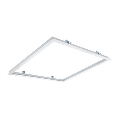 SunshinePanel Kit en Saillie Dalle LED 60�60 cm - Cadre Aluminium Blanc RAL 9016, detail LED et diffuseur PMMA
