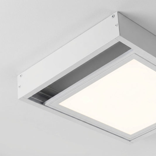 Kit Fixation Saillie Dalle LED 60×60 cm - vue principale plafond - SunshinePanel