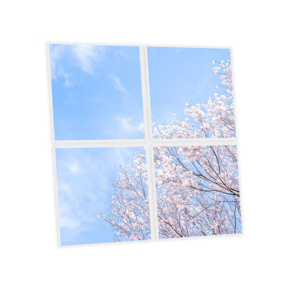 SunshinePanel Pack 4 Dalles LED Nuances Roses 60�60 cm - 1,44 m� Plafond Lumineux, rendu pack vue ensemble