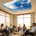 Pack 6 Dalles LED Ciel Tres Nuageux 60x60 cm, 2,16 m2 | SunshinePanel